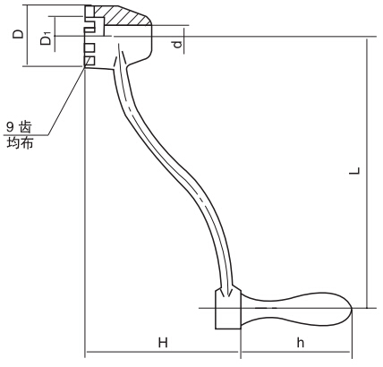 HY8310.18搖把結構圖